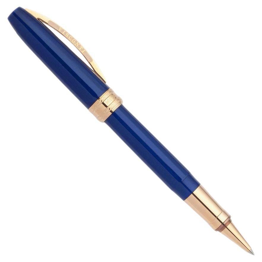 Visconti Michelangelo Trueing Stylo Roller Bleu