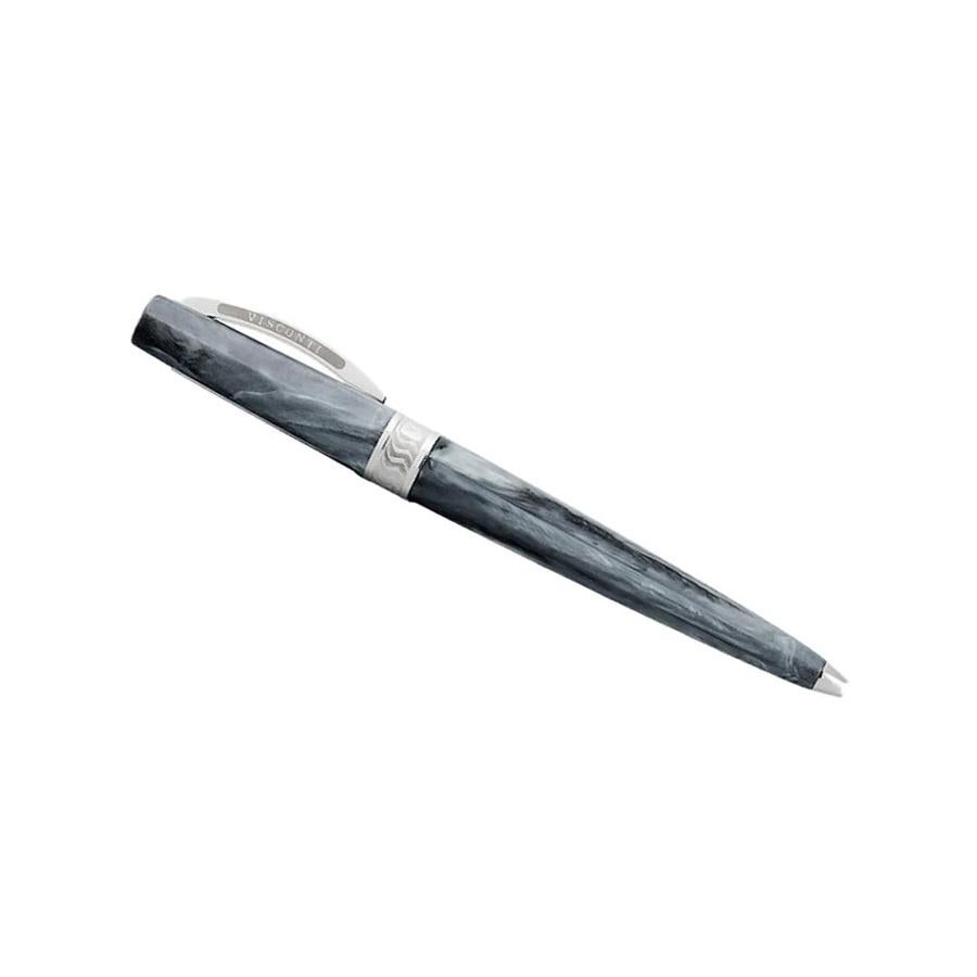 Contemporary Visconti Silver Mirage Horn Ballpoint Pen For Sale