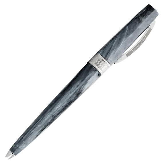 Visconti Silver Mirage Horn Ballpoint Pen For Sale