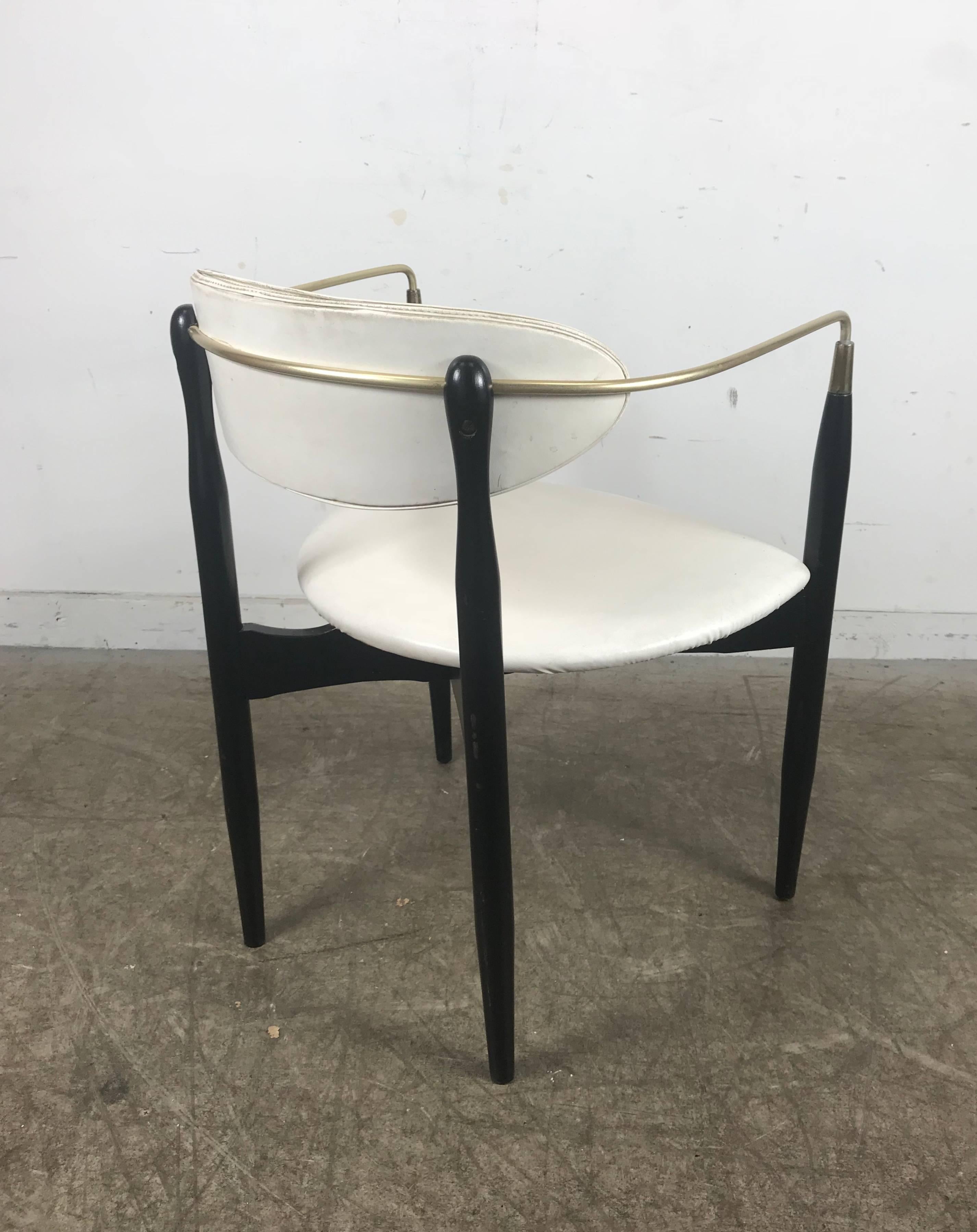 Lacquered Viscount Armchair by Dan Johnson for Selig