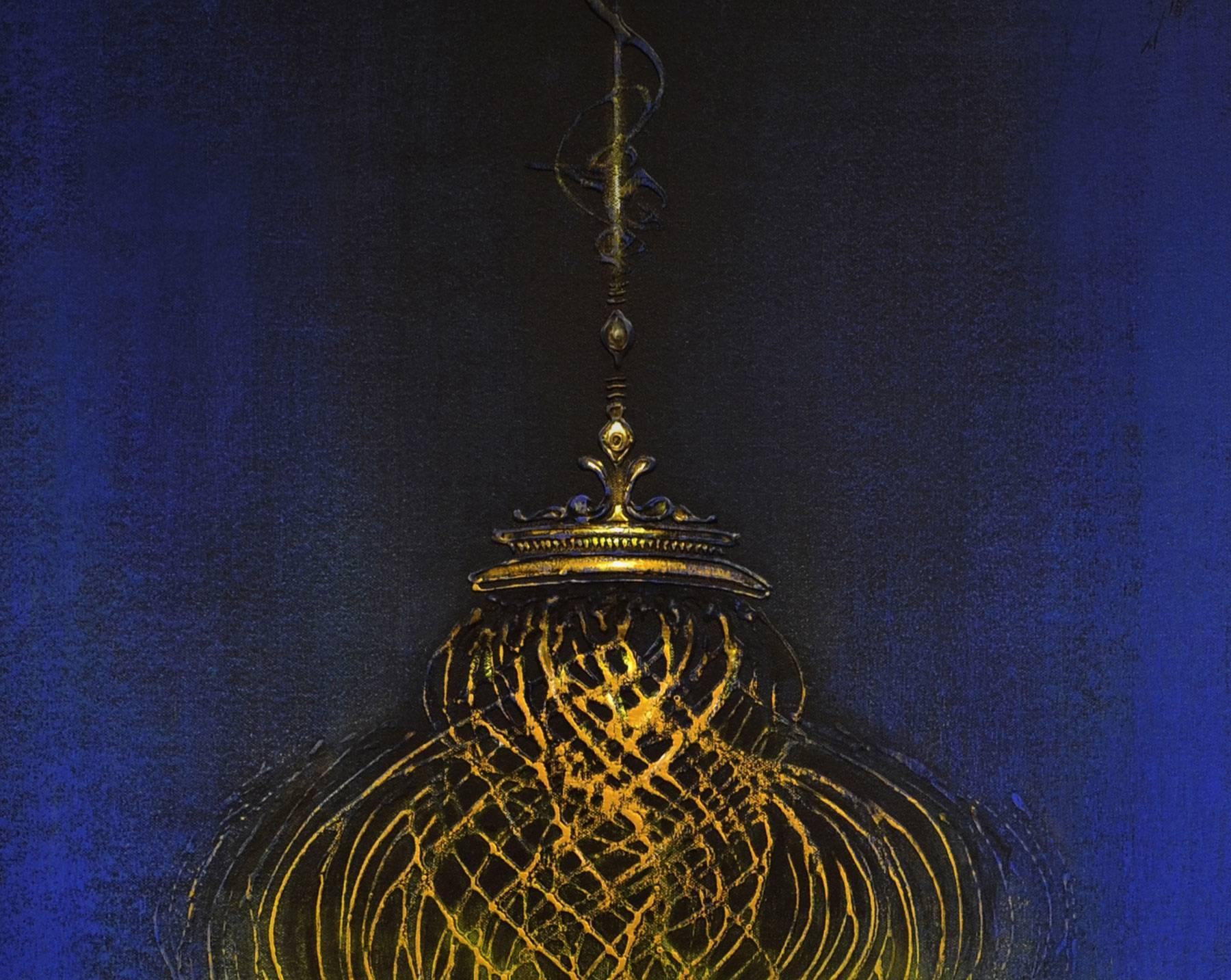 chandelier painting on canvas