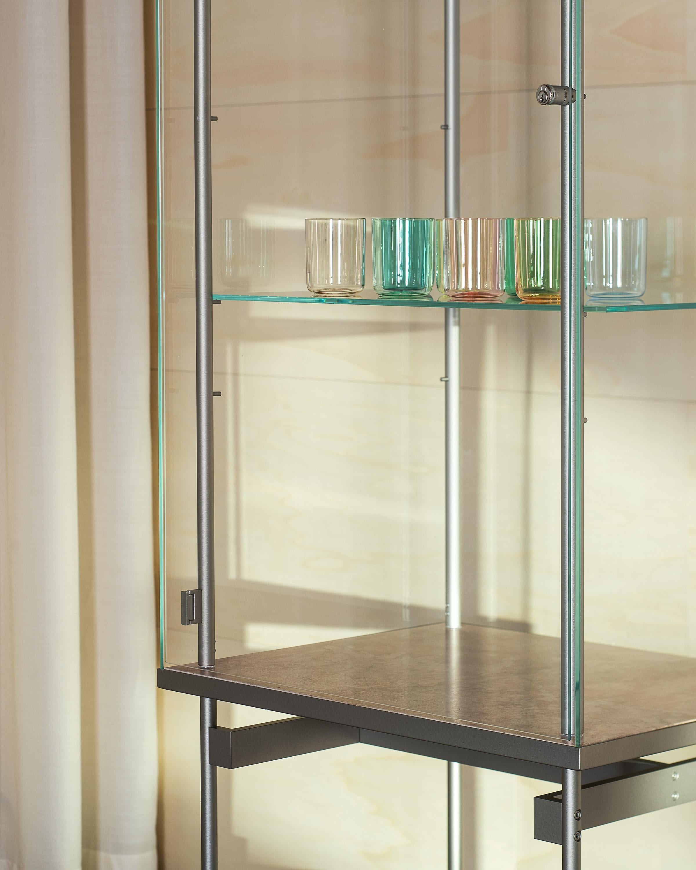 Visibile M Vertical Display Cabinet by Angelo Alinea For Sale 2