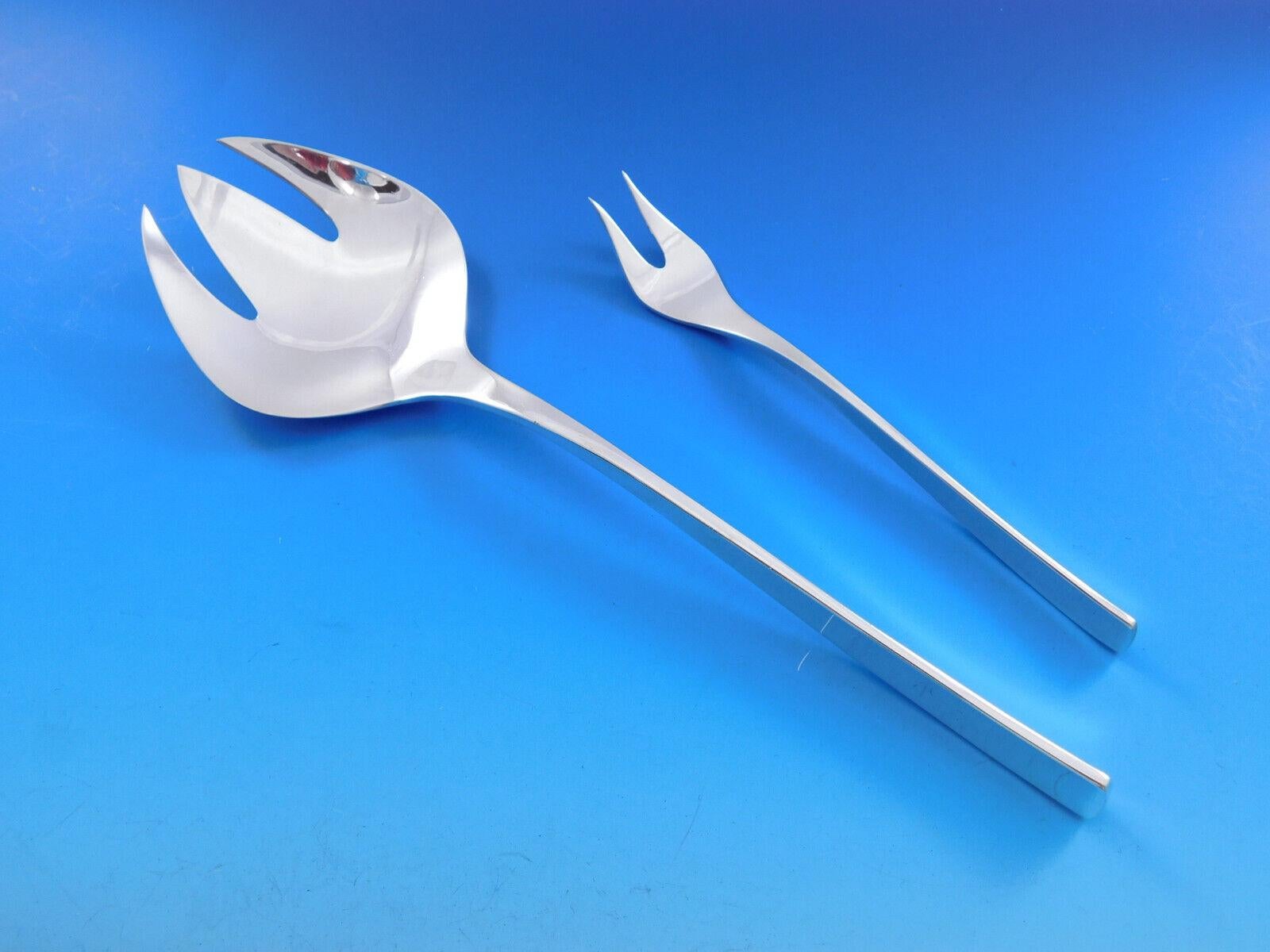 Argent sterling Service d'argenterie en argent sterling Vision 53 pièces moderne, d'International en vente