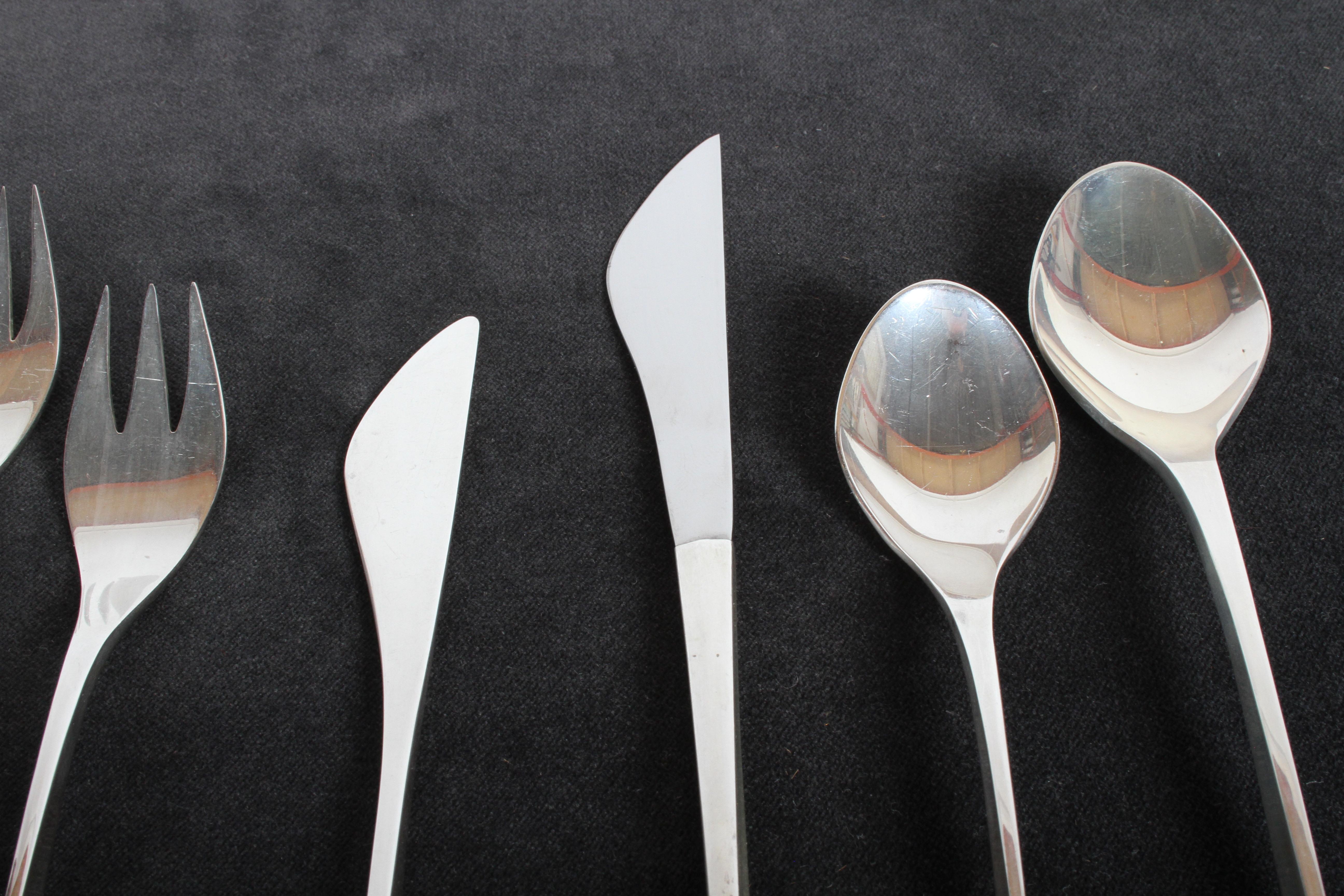 Vision International Sterling Flatware Set by Ronald Pearson for 12-75 Pieces 1