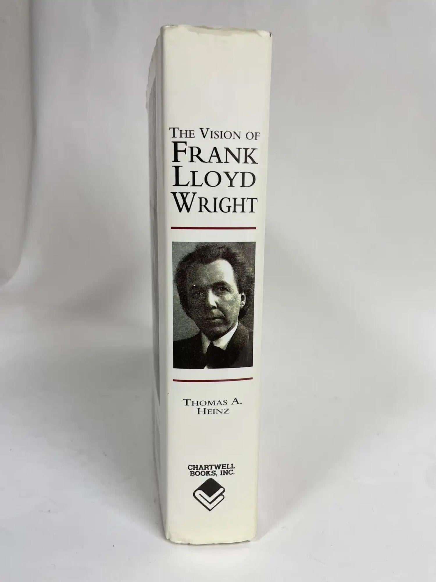 Vision of Frank Lloyd Wright by Thomas a. Heinz Hardcover Book 1st Edition For Sale 3