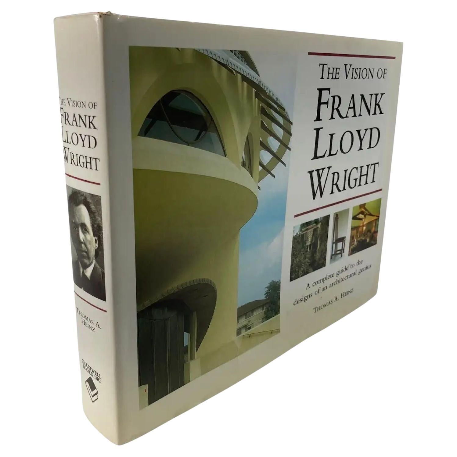 Vision de Frank Lloyd Wright par Thomas a. Livre à couverture rigide Heinz, 1ère édition en vente