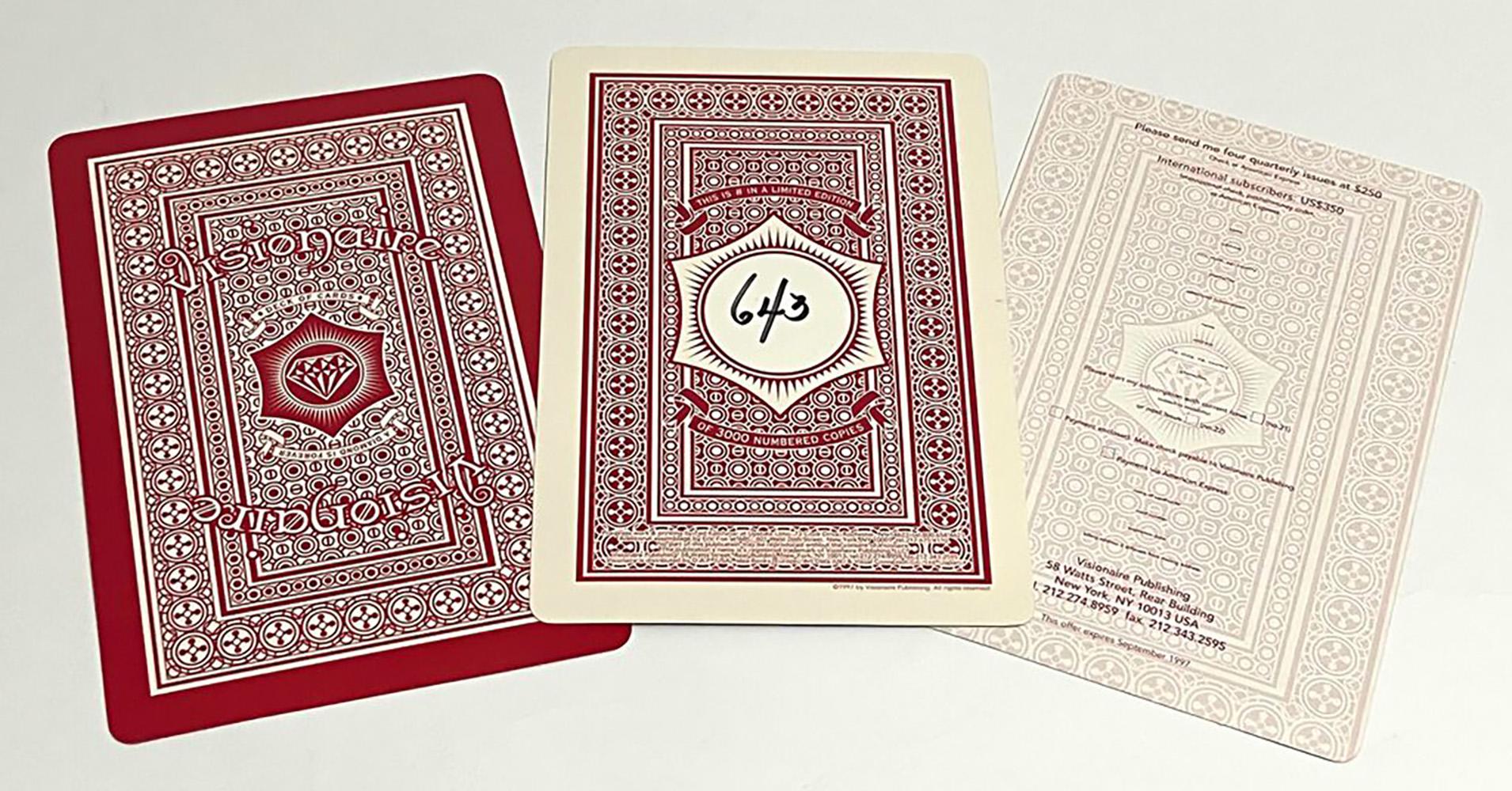 Tarjetas artísticas Visionaire 21 (Karl Lagerfeld, David LaChapelle, Mario Testino) en venta 4