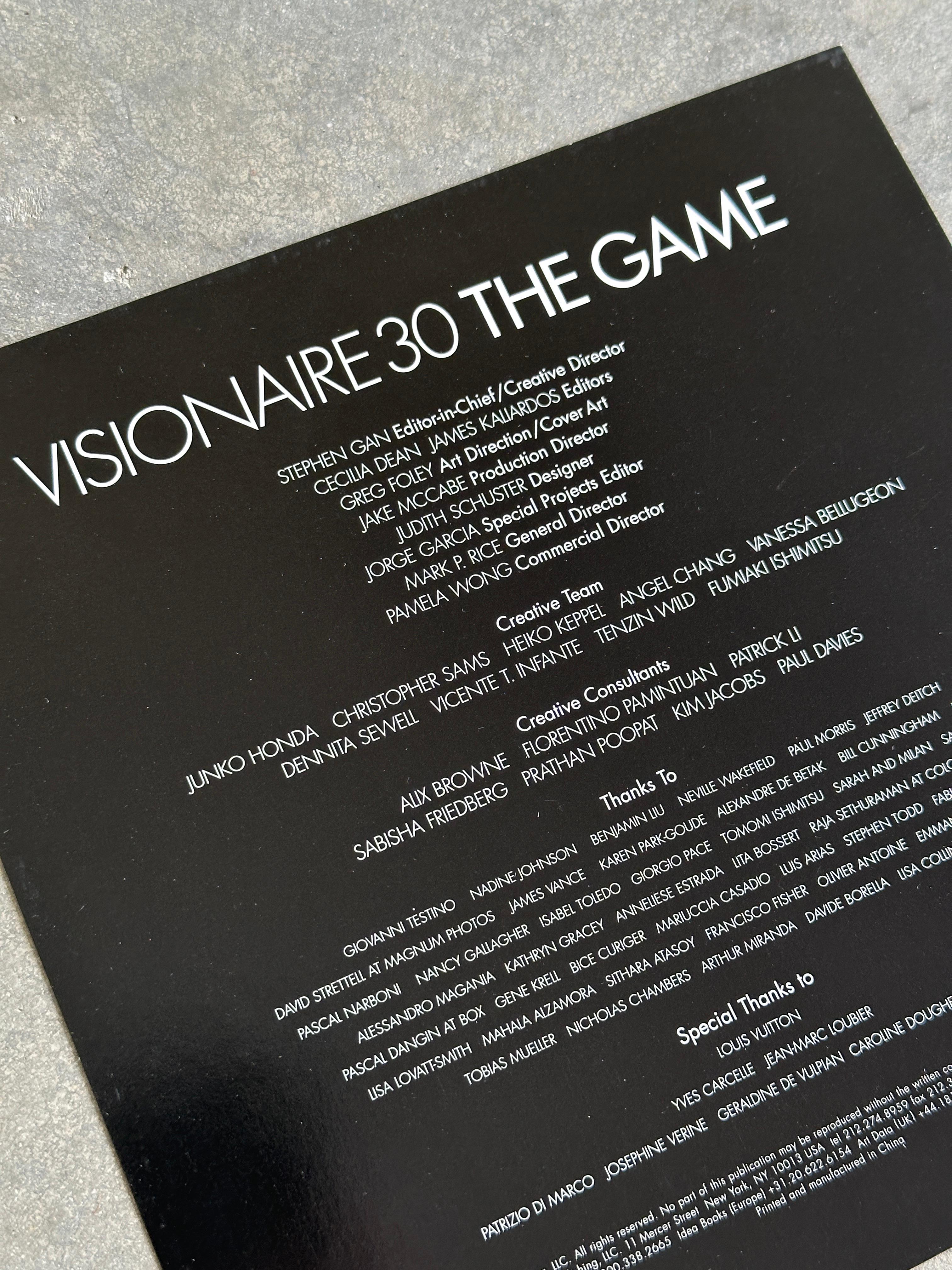 VISIONAIRE 30: Game Louis Vuitton Italy (0929/6000) For Sale 4