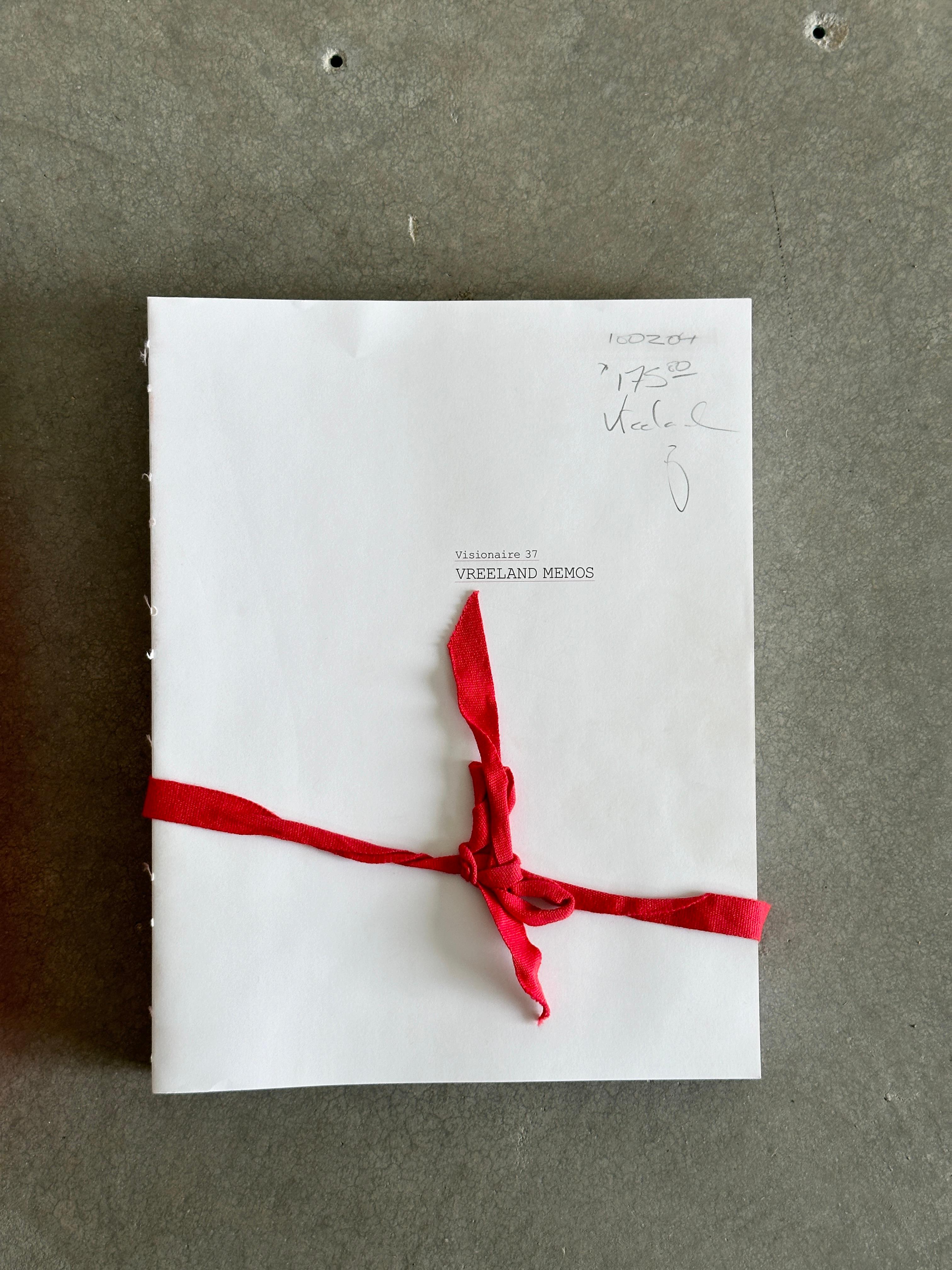 Métal VISIONAIRE 37 : Vreeland Memos (0813/4000) en vente