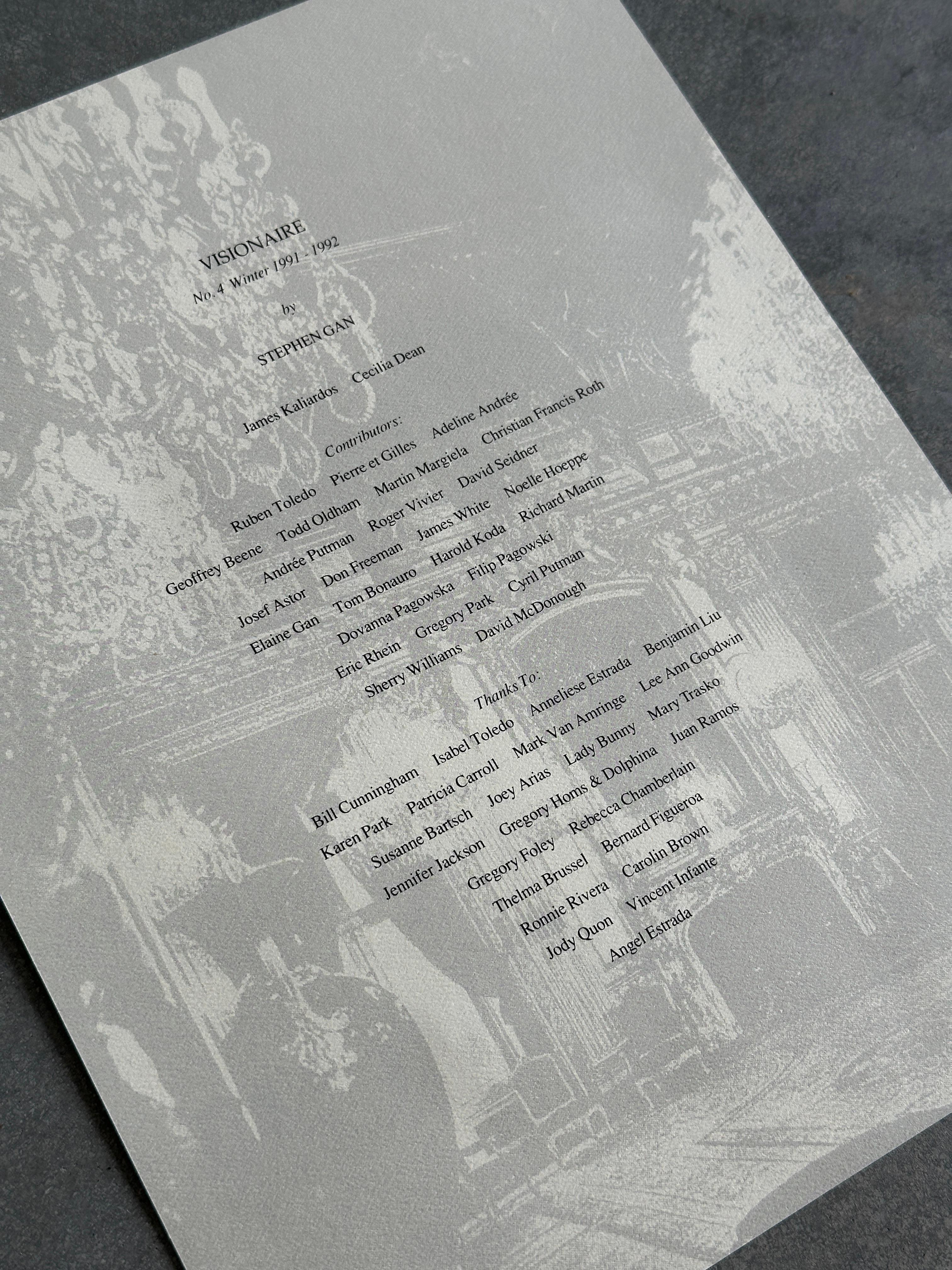 VISIONAIRE 4: Heaven (165/1000) For Sale 3