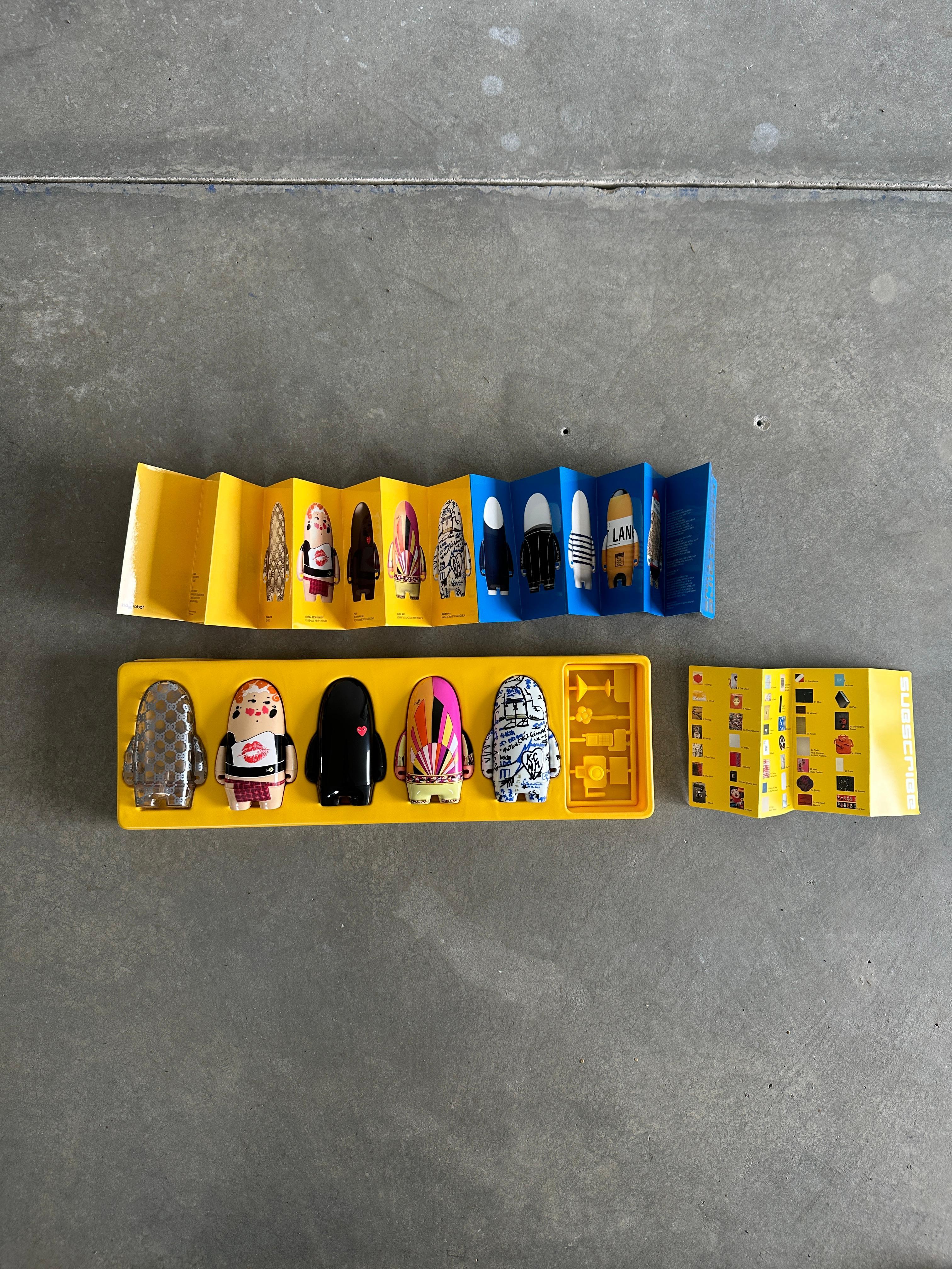 Plastic VISIONAIRE 44: Toys by kidrobot - yellow (0553/4000) For Sale