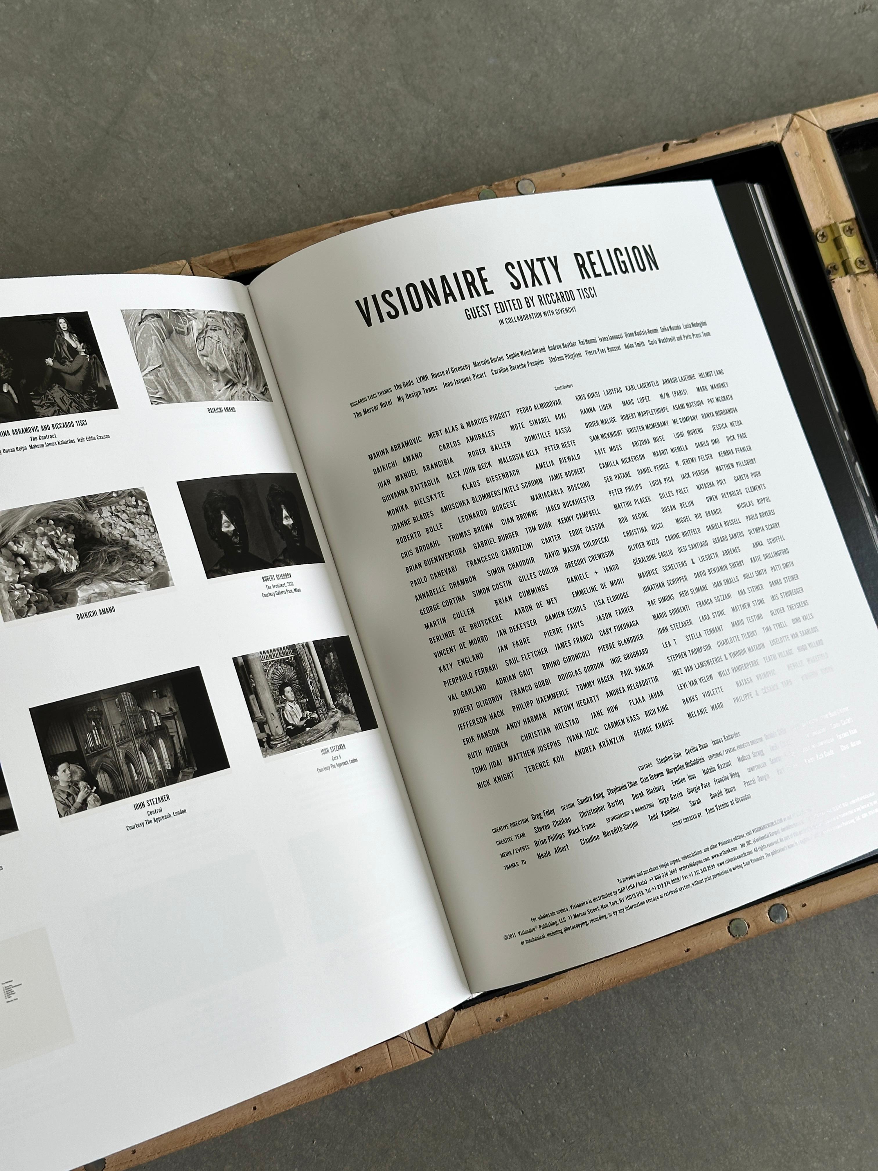 VISIONAIRE 60: Religion by Riccardo Tisci Givenchy (1052/3000) For Sale 1