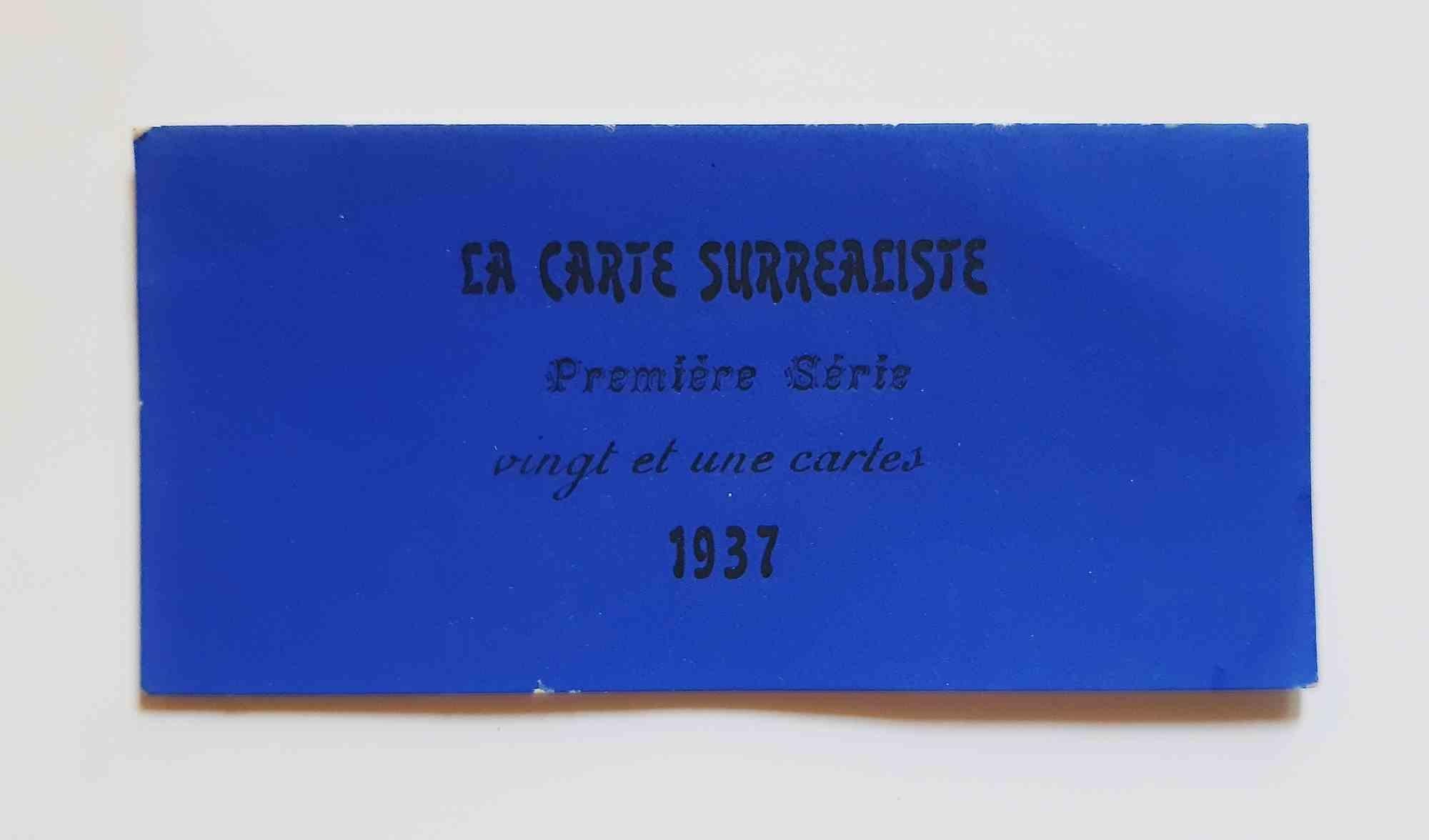 La Carte Surréaliste. Première série. Vingt et une cartes - 1937 - Print de Visionaire (Various Artists)