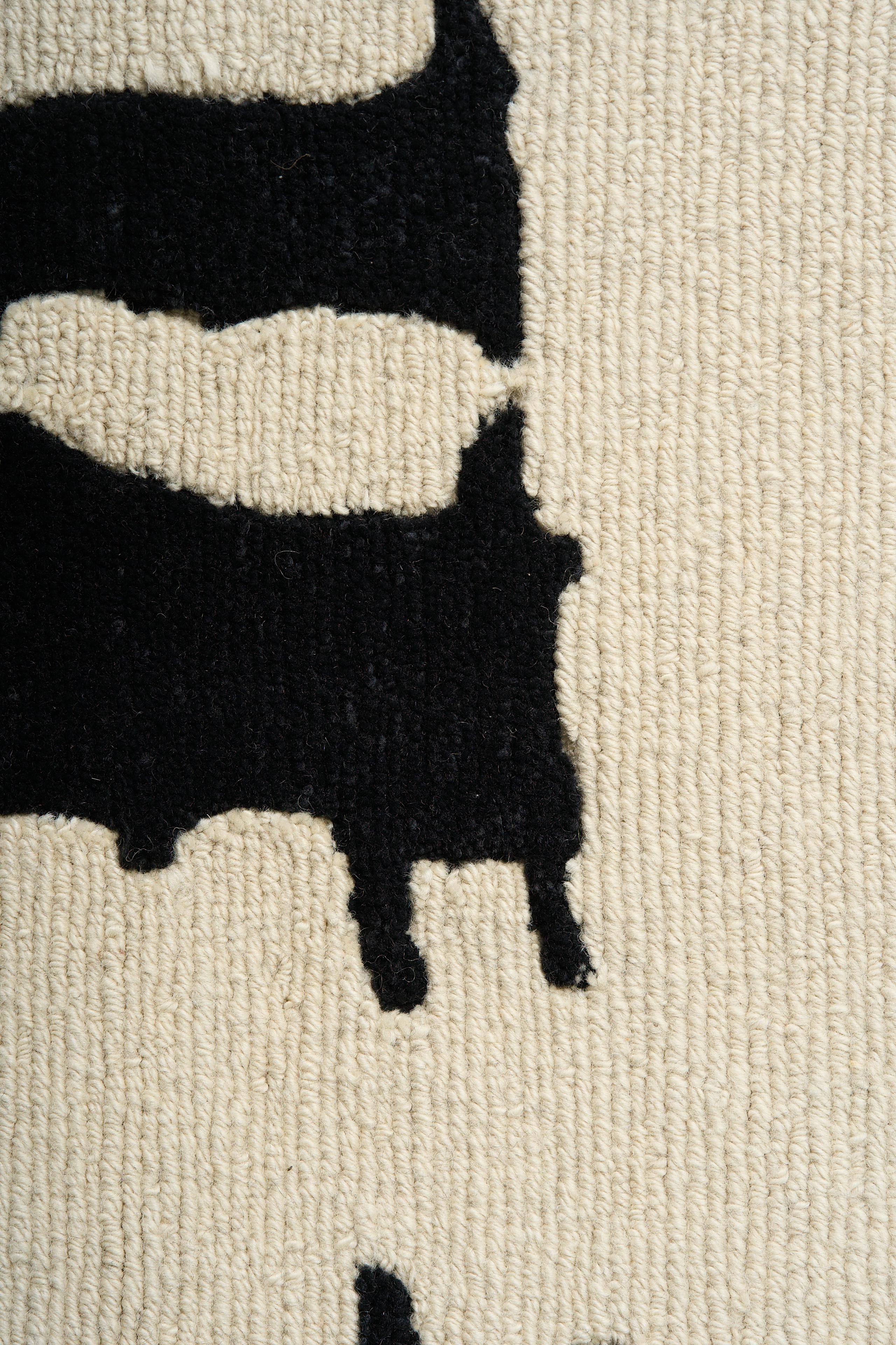 Periodo contemporaneo Visione Notturna carpet designed by Francesco Zotti for Seconda Giovinezza in vendita