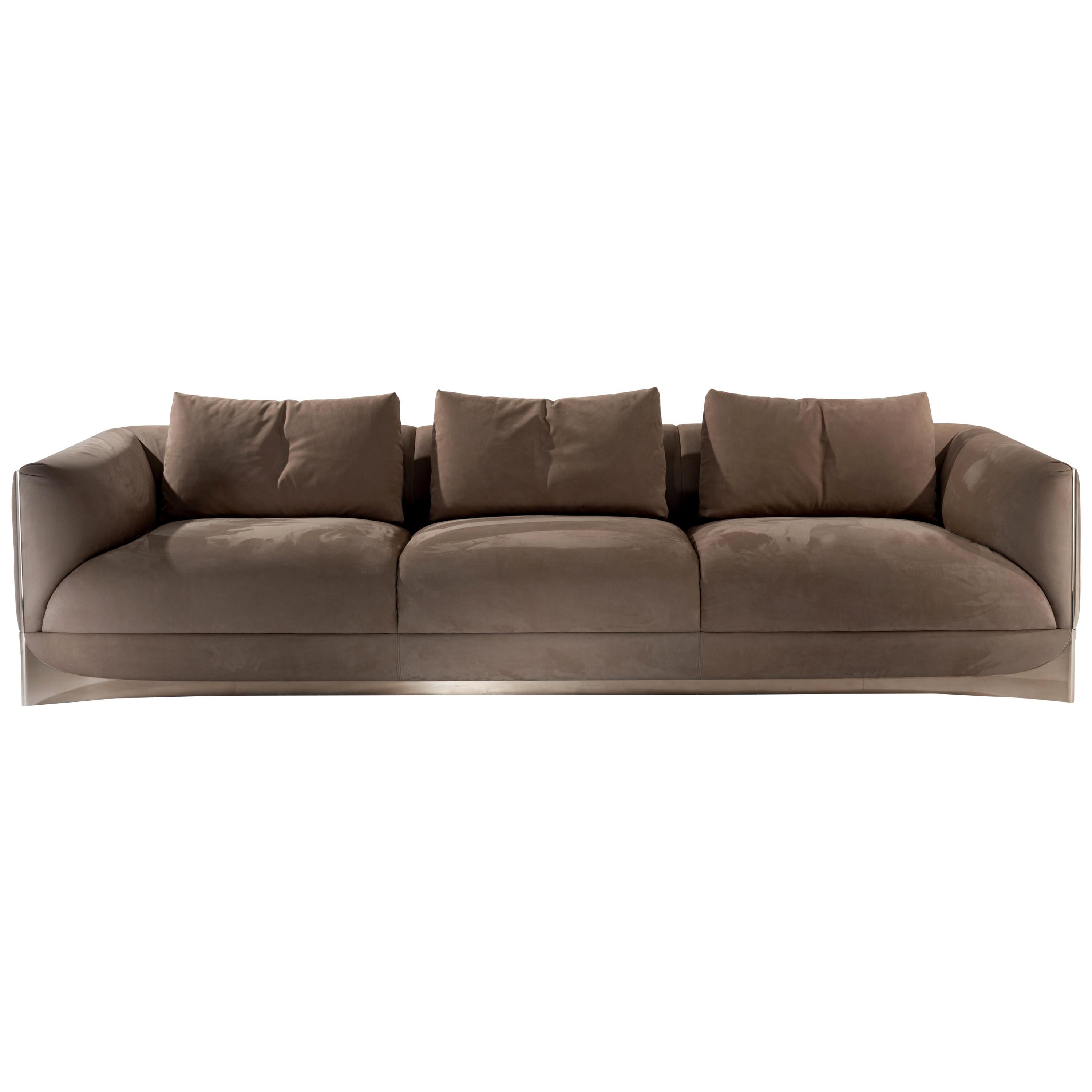 Visionnaire Cà Foscari Sofa with Fabric or Leather by Alessandro La Spada For Sale