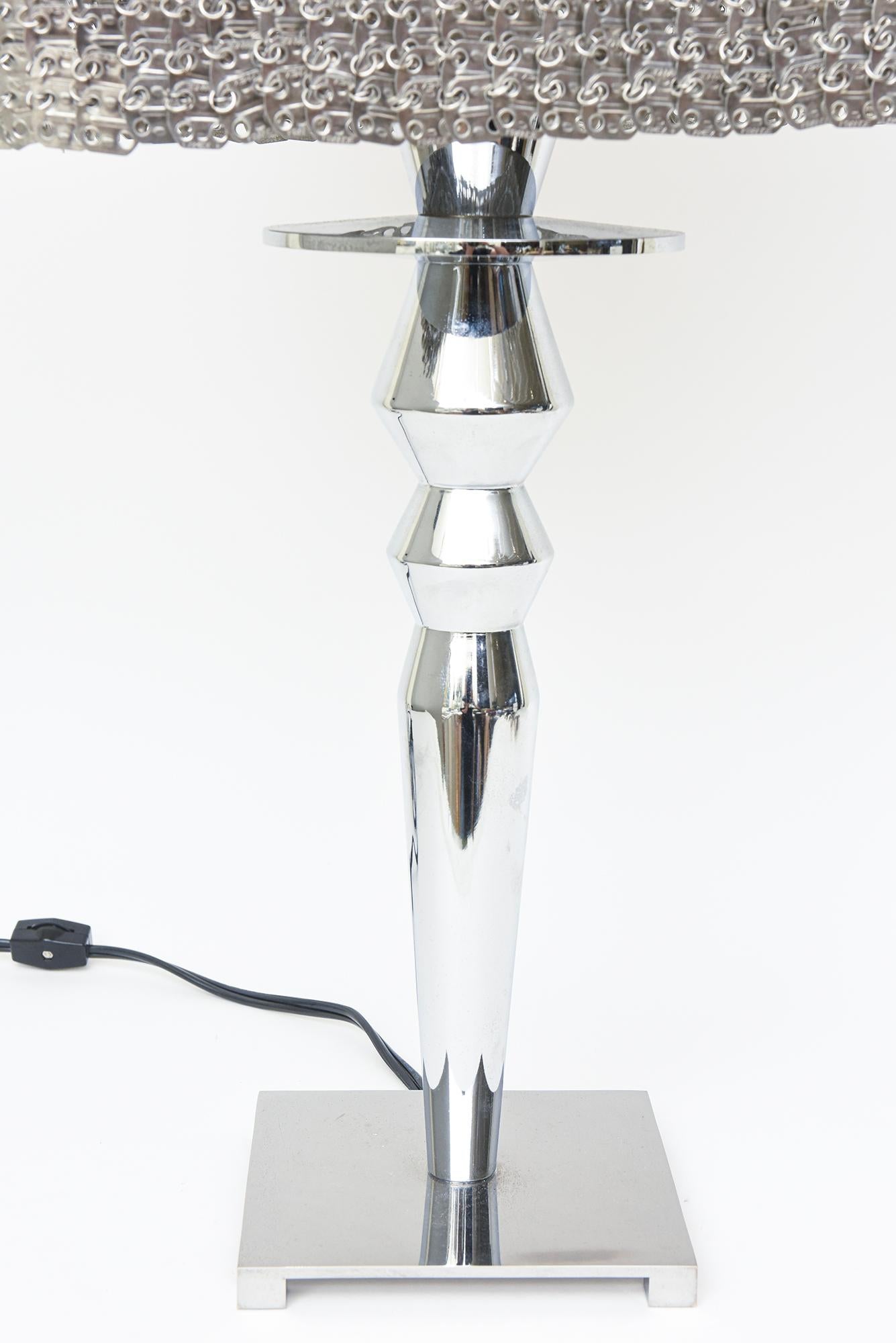 Visionnaire Isottta Chain Link Luxury Table Lamp Italian For Sale 5