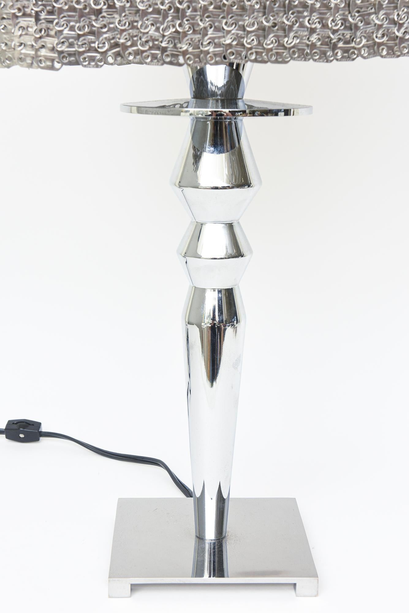Visionnaire Isottta Chain Link Luxury Table Lamp Italian en vente 4