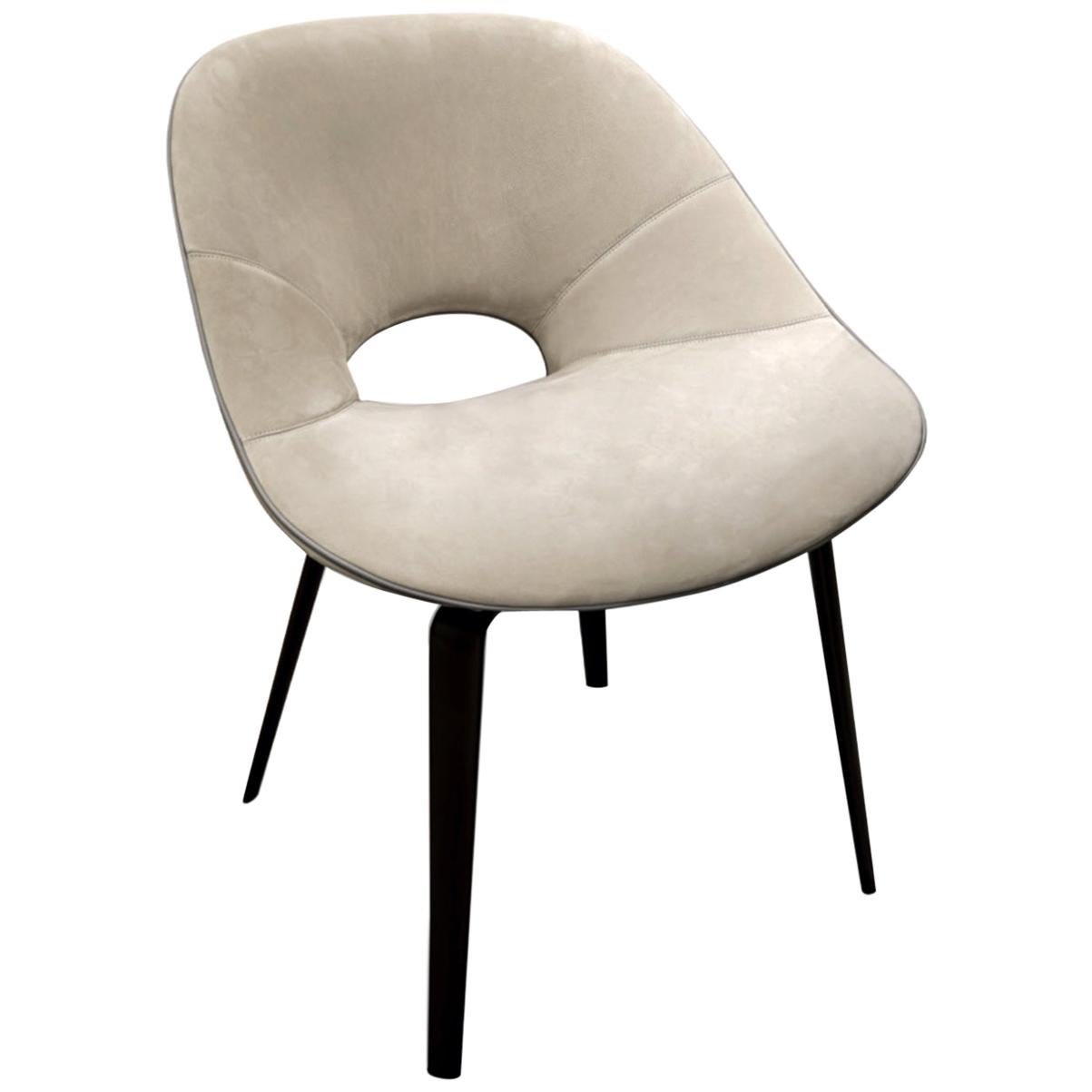 Visionnaire Tanya Armchair with Aluminum Legs and Foam Seat by Roberto Lazzeroni