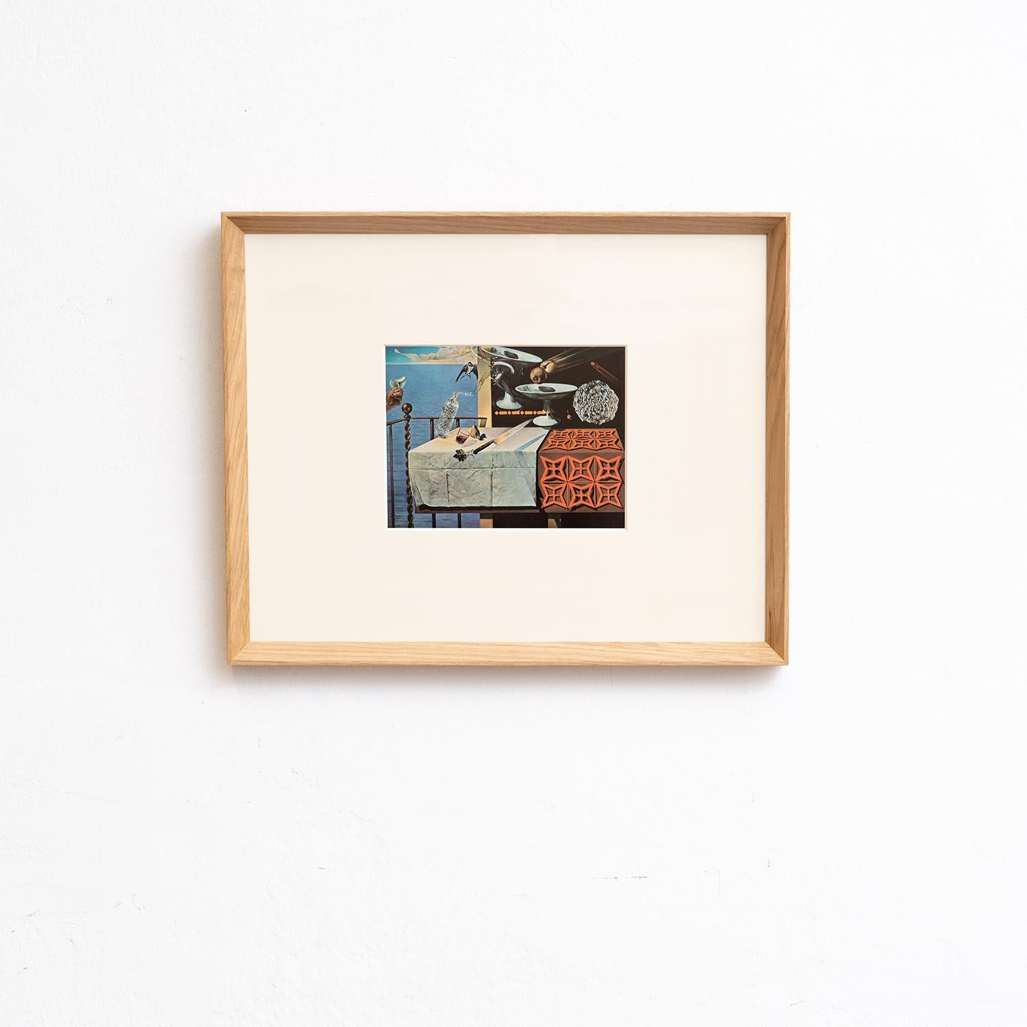 Visionen von Dalí: Ein surrealistisch gerahmtes Farbklischee von 1957 (Mitte des 20. Jahrhunderts) im Angebot