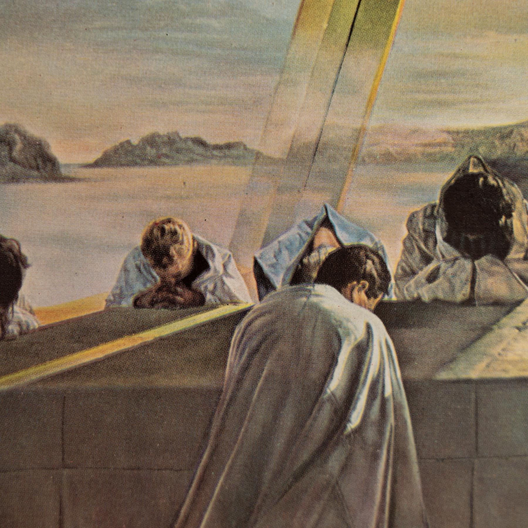 Visionen von Dalí: Ein surrealistisch gerahmtes Farbklischee von 1957 im Angebot 2
