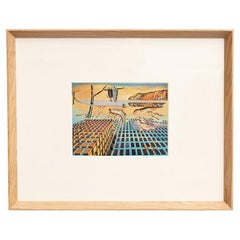 Visiones de Dalí: Un cliché surrealista en color enmarcado de 1957