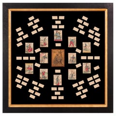 "Visit to Camp" Rare Card Game by McLaughlin Brother of New York, Ca 1871