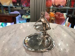 Visiting card Tray, German, Jugendstil, Art Nouveau, Liberty, 1900, WMF