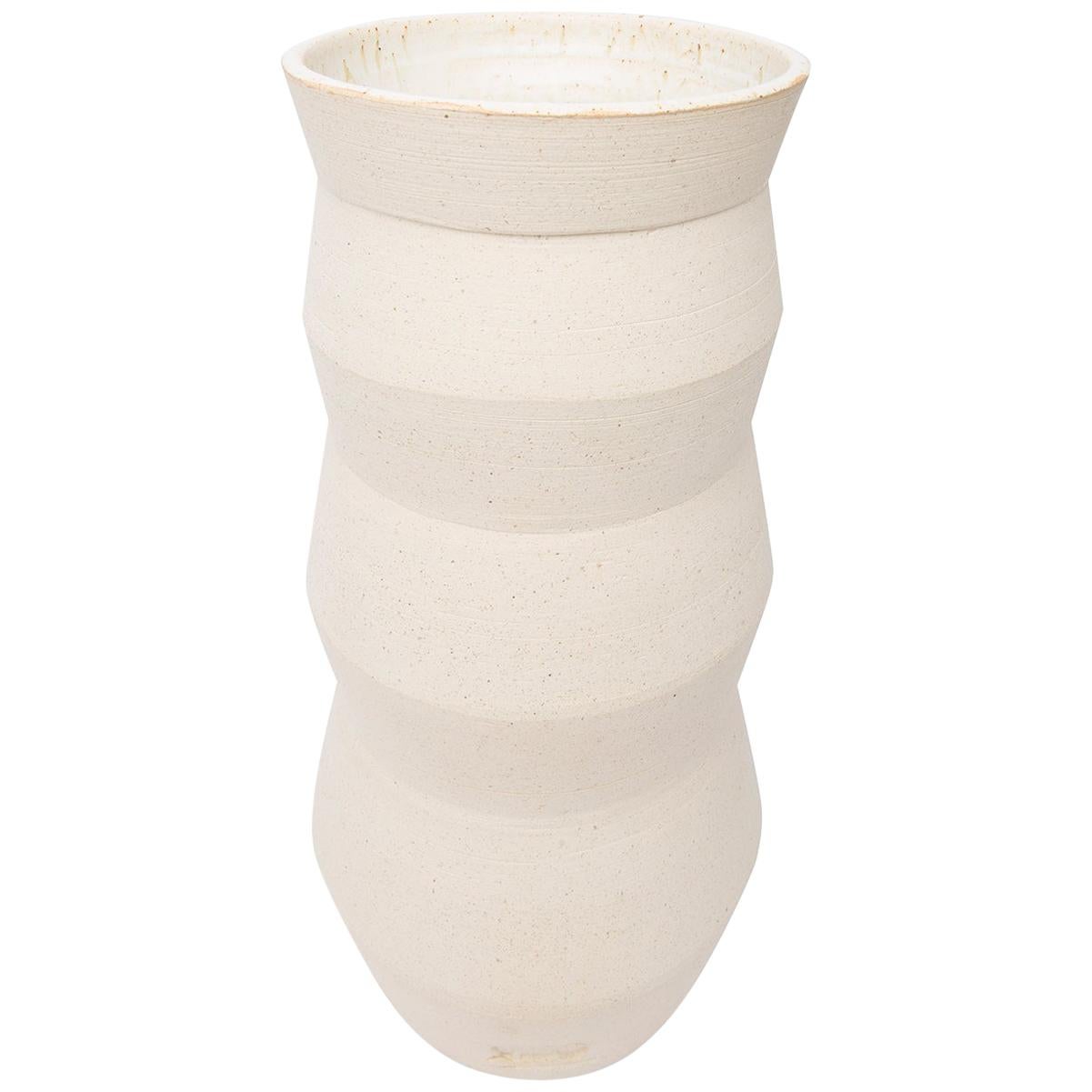 Viso Ceramic Zigzag Vase 0202 For Sale