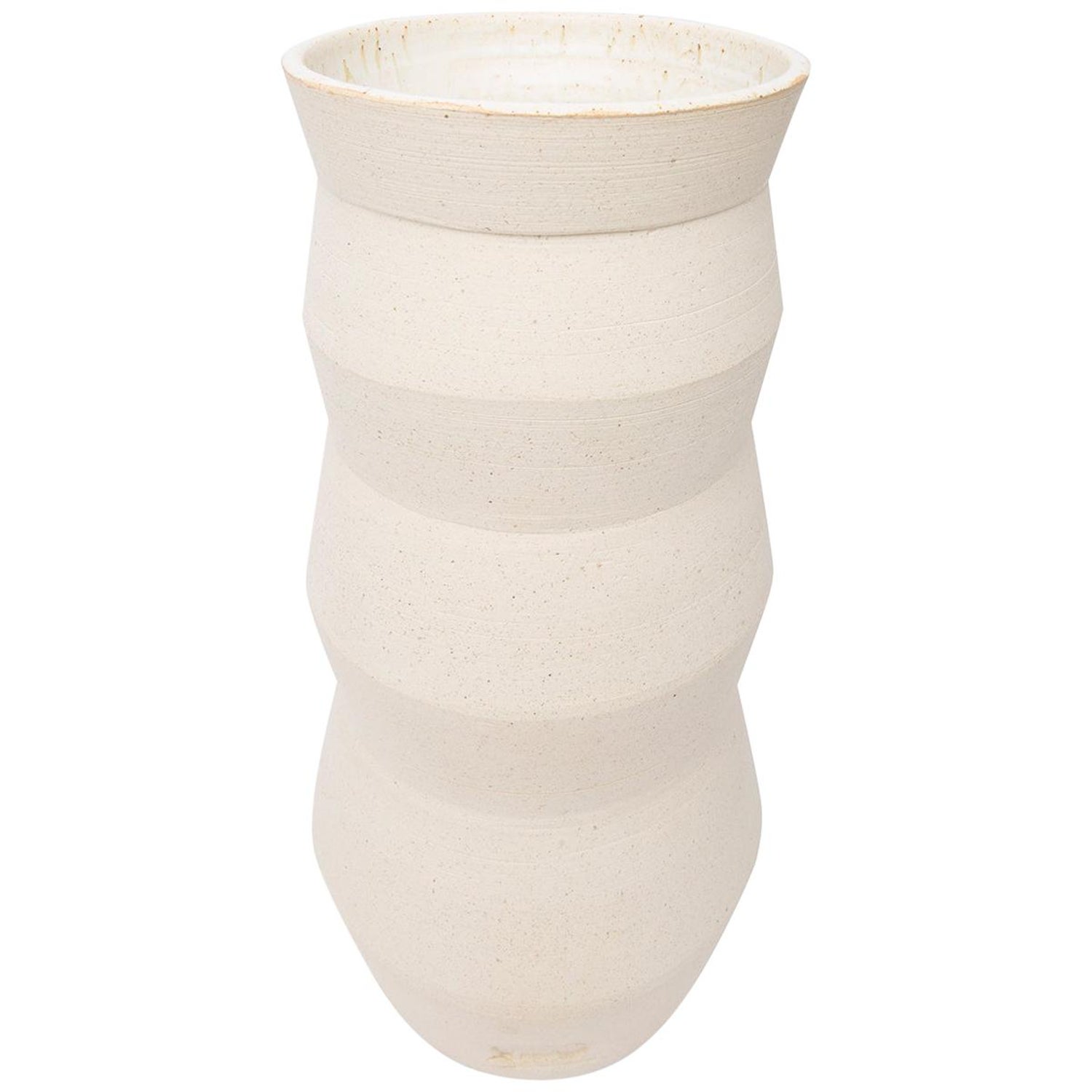 Viso Ceramic Zigzag Vase V87 For Sale At 1stdibs