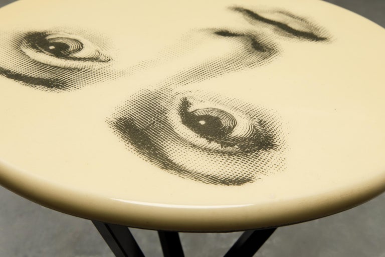 'Viso Di Donno' Side Table by Piero Fornasetti, circa 1960s, Signed 4