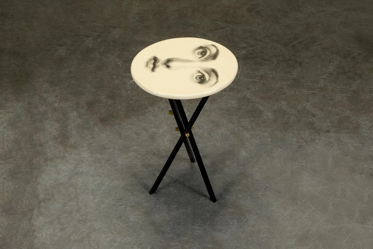20th Century 'Viso Di Donno' Side Table by Piero Fornasetti, circa 1960s, Signed