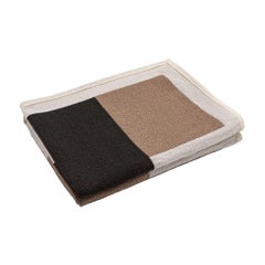 Viso Double Bed Tapestry Cotton Blanket VTB0401-DB in White and Brown