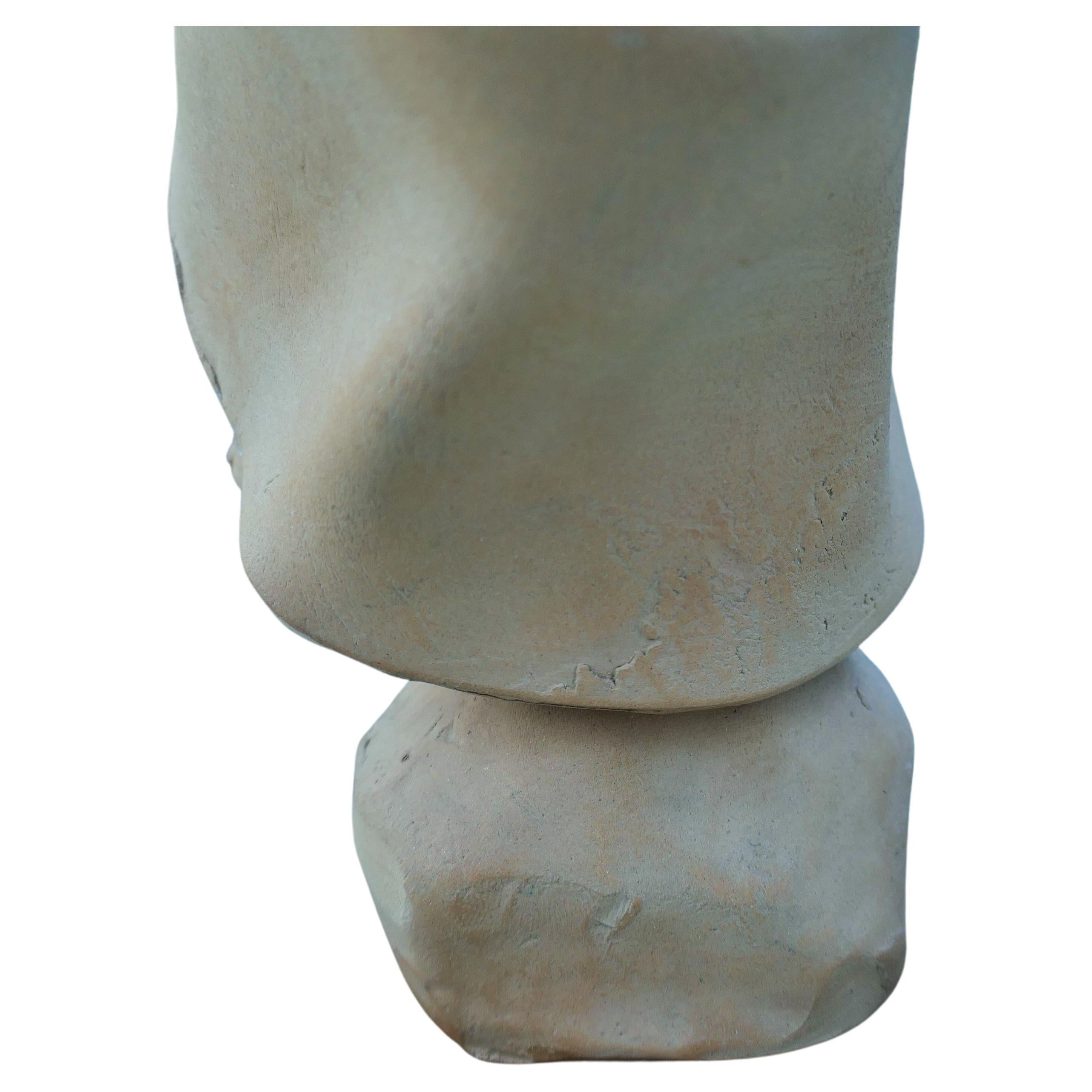 Terracotta face, possible Sardinian craftsmanship For Sale 8