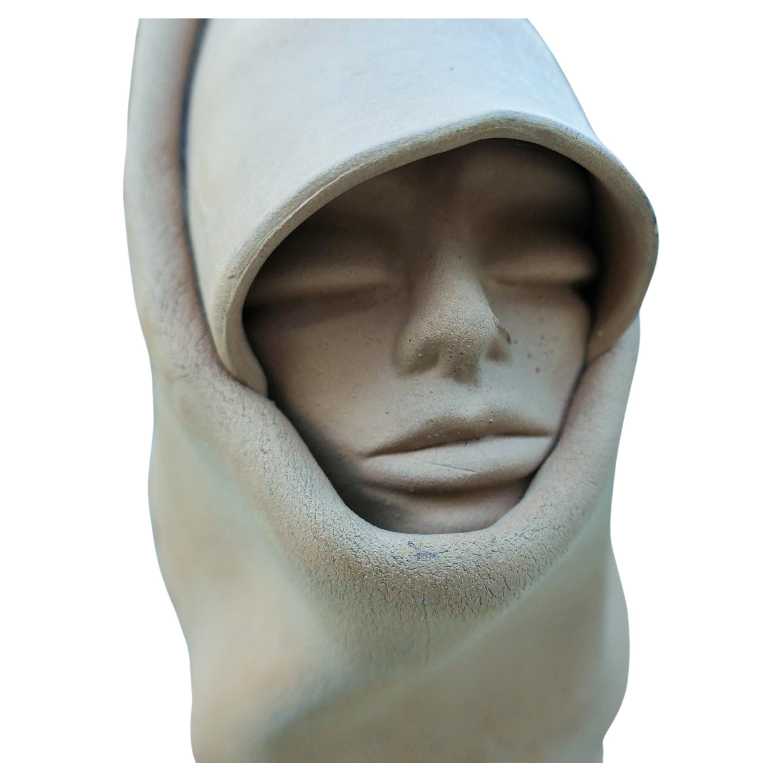 Terracotta face, possible Sardinian craftsmanship For Sale 2