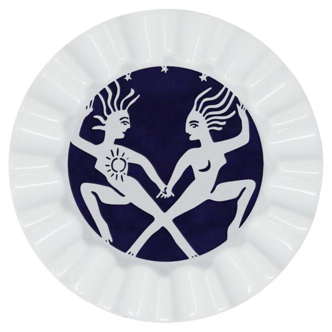 Viso Porcelain Gemini Zodiac Key Tray 0101- GE
