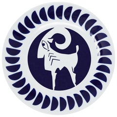 Viso Porcelain Zodiac Plate Aries 0301-AR