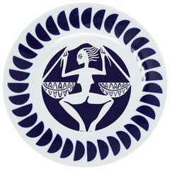 Piatto Zodiaco Viso in porcellana Bilancia 0301-LI