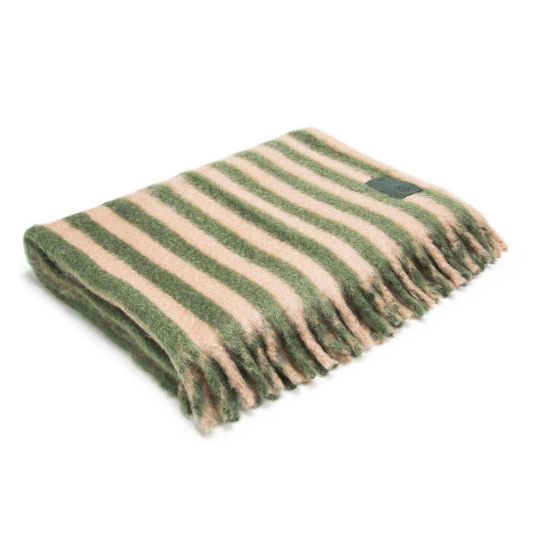 Viso x Studio Giancarlo Valle Mohair Blanket 0305 For Sale at 1stDibs