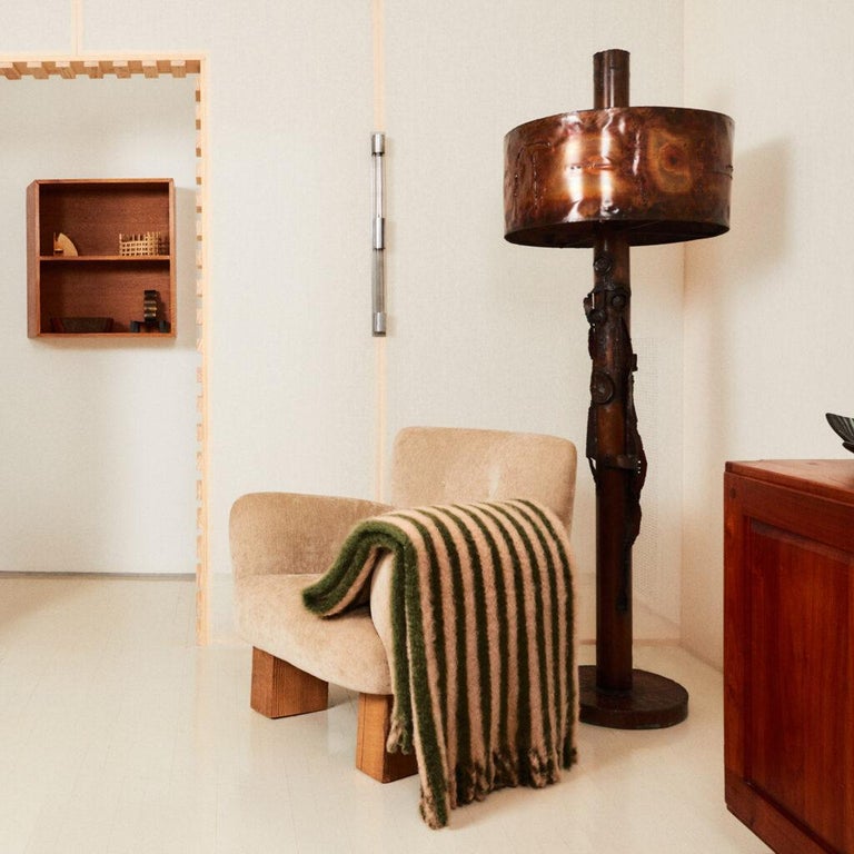 Viso x Studio Giancarlo Valle Mohair Blanket 0305 For Sale at 1stDibs