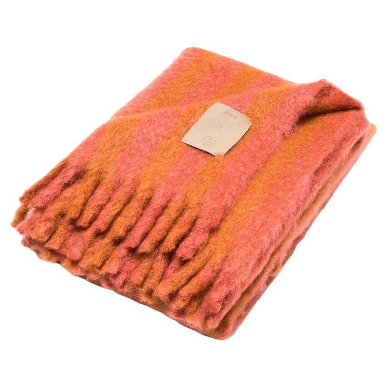 Viso x Studio Giancarlo Valle Mohair Blanket 0306 For Sale at 1stDibs