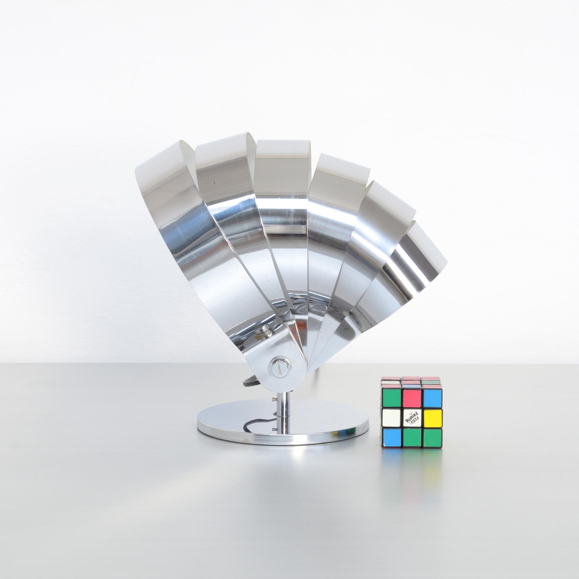 Visor Chrome Table Lamp by E.R. Nele for Temde 1