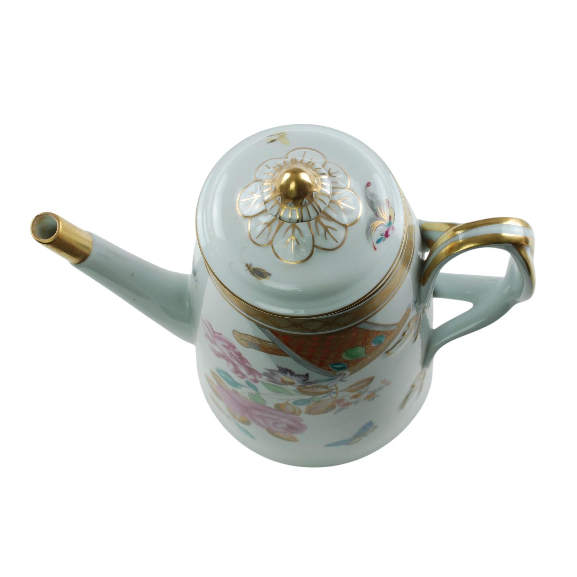 Vista Alegre para Mottahedeh Juego Demitasse de porcelana 