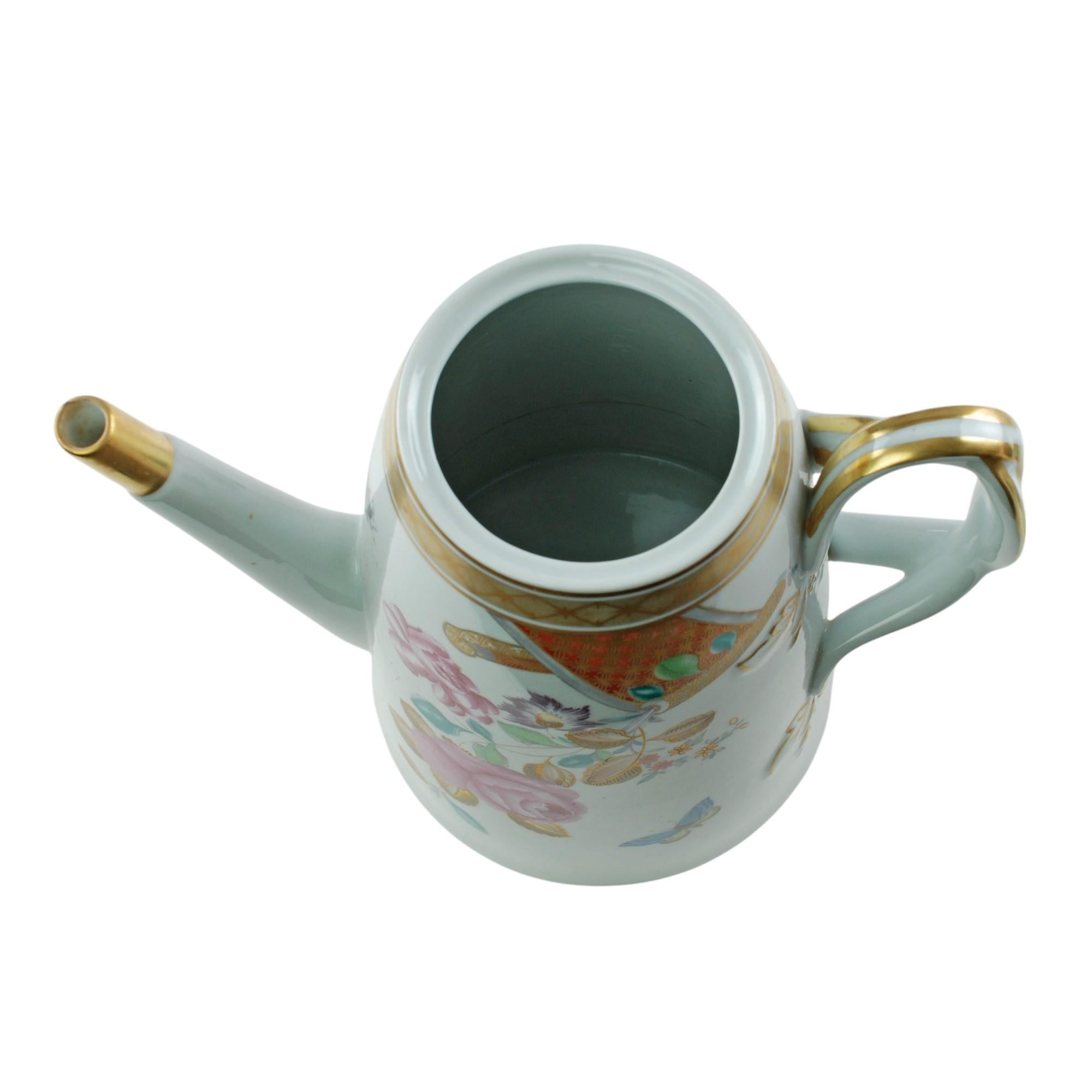 Vista Alegre para Mottahedeh Juego Demitasse de porcelana 
