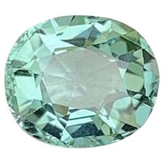 Gemma di tormalina di colore blu Vista: Pietra naturale di ottobre, Africa 2,08 ct