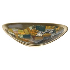 Vista Bowl Small in Brass & Semi Precious Stone, Viya by Vikram Goyal