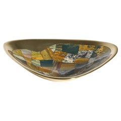 Vista Bowl Small in Brass & Semi Precious Stone, Viya by Vikram Goyal