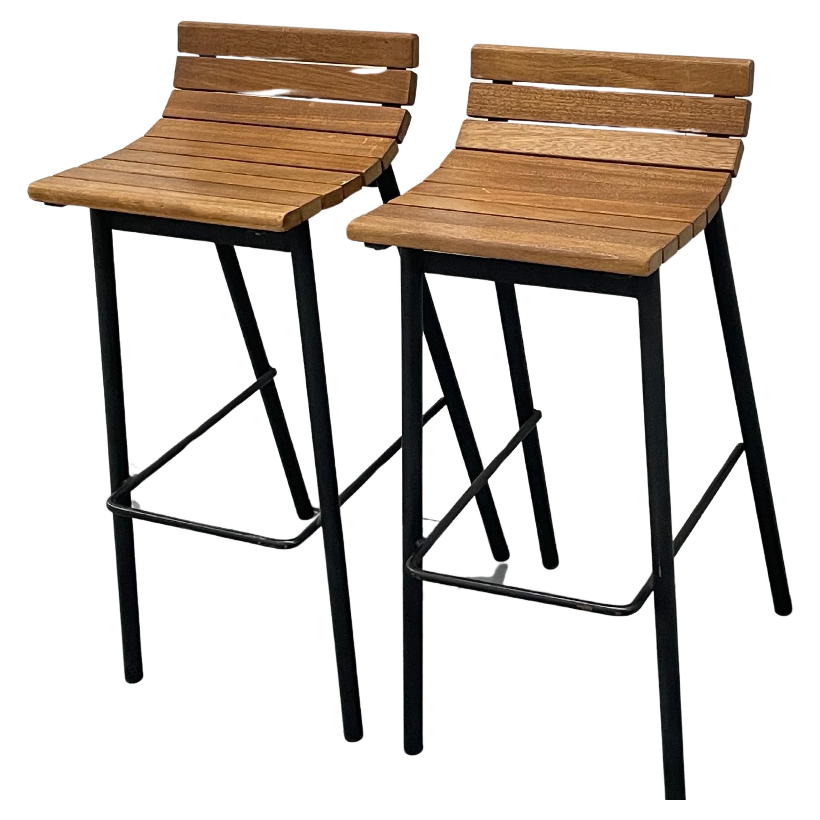 Vista of California 50s Bar Stools – Set of 2 In Good Condition For Sale In Los Angeles, CA