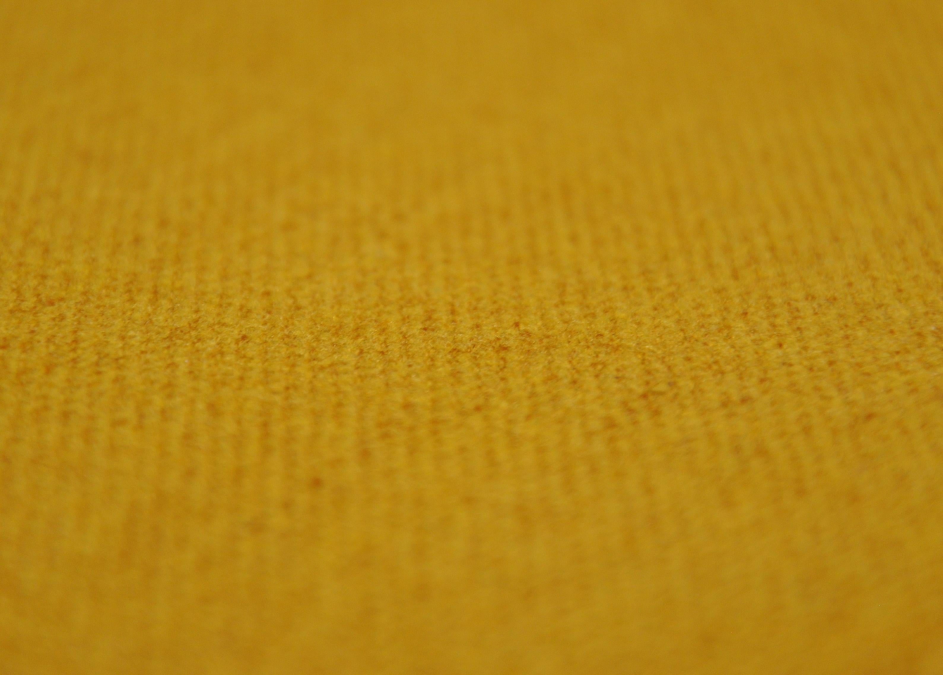 Loungesessel aus gelber Wolle aus Nussbaumholz von Vista of California, Paar 5
