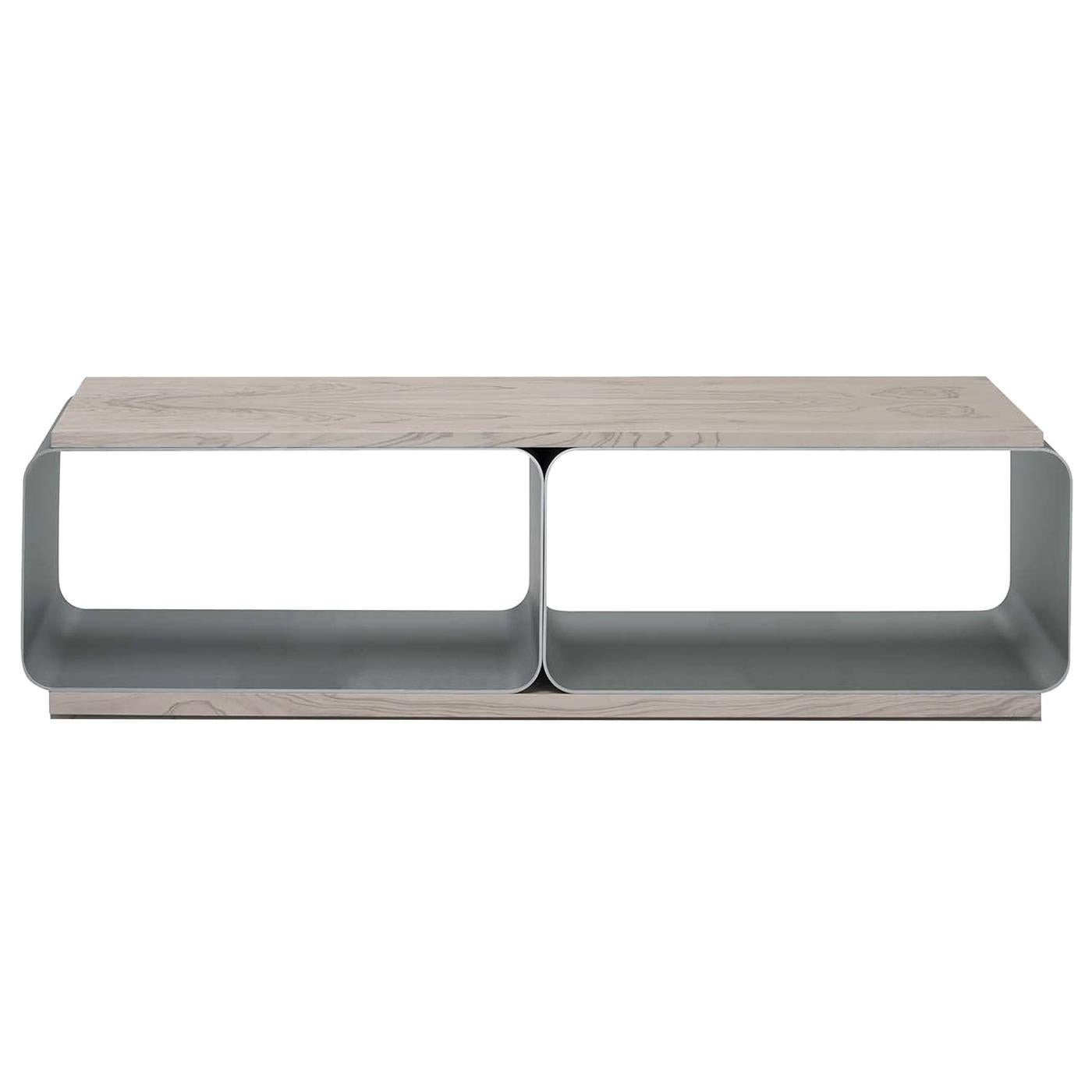 Vista Olive-Wood Bench by Michael Schoeller For Sale