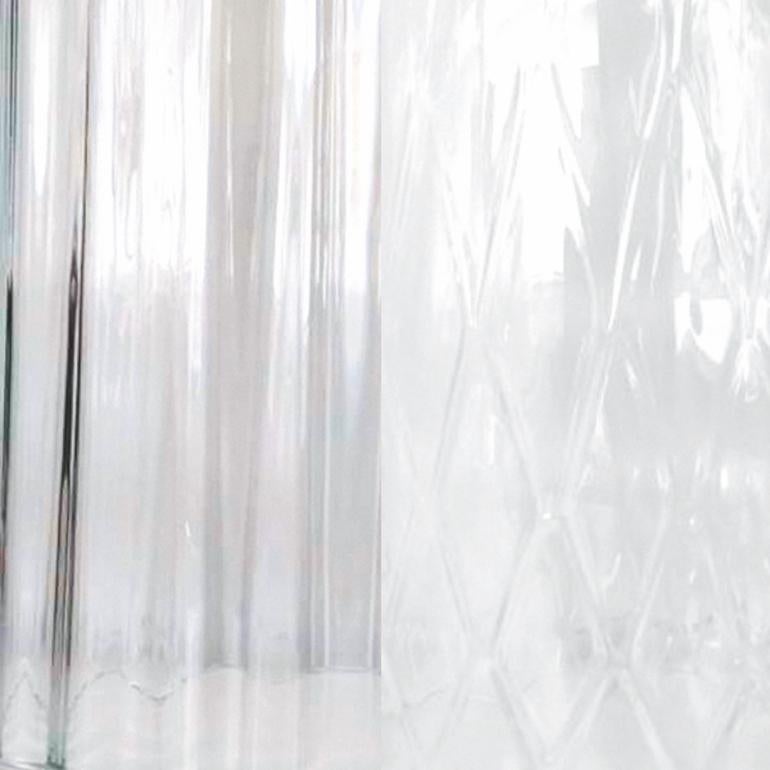 Italian Vistosi Armonia Pendant Light in Crystal Crystal Glass For Sale